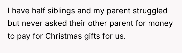 I have half siblings and my parent struggled but never...