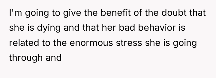 I'm going to give the benefit of the doubt that...