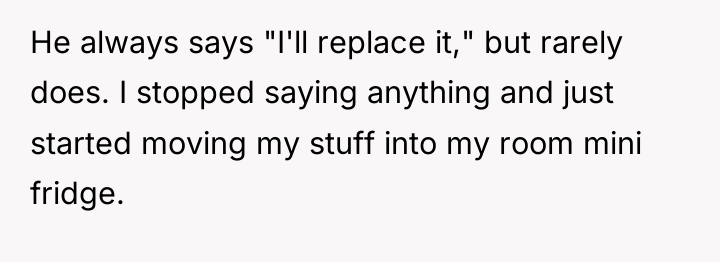He always says "I'll replace it," but rarely does. I...
