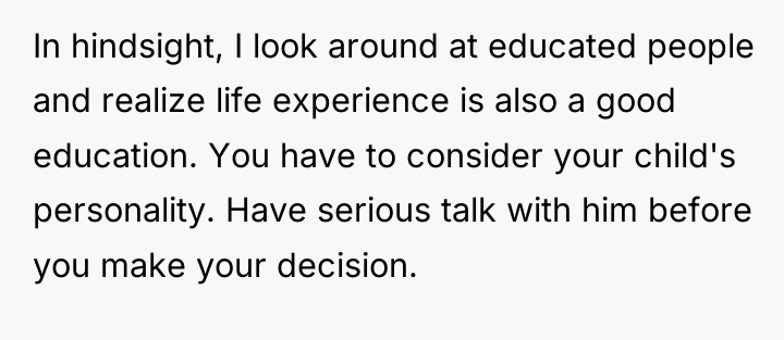 In hindsight, I look around at educated people and realize...