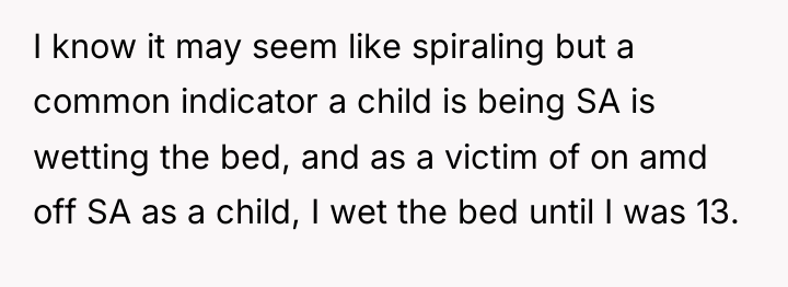 I know it may seem like spiraling but a common...