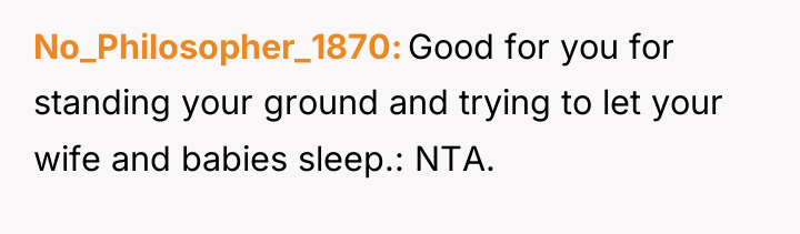 No_Philosopher_1870 Good for you for standing your ground and trying...