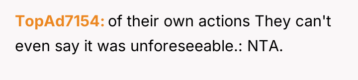 TopAd7154 of their own actions They can't even say it...