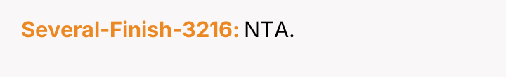 Several-Finish-3216 NTA.