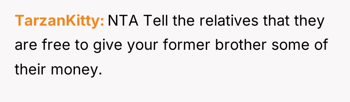 TarzanKitty NTA Tell the relatives that they are free to...