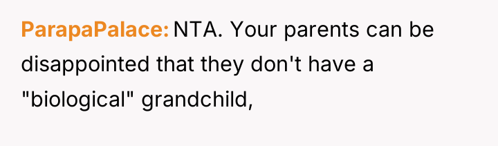 ParapaPalace NTA. Your parents can be disappointed that they don't...