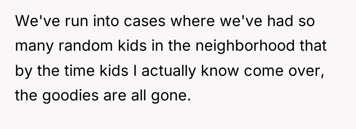 We've run into cases where we've had so many random...
