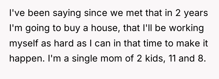 I've been saying since we met that in 2 years...