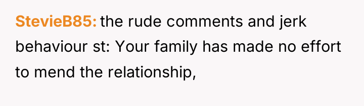StevieB85 the rude comments and jerk behaviour st: Your family...