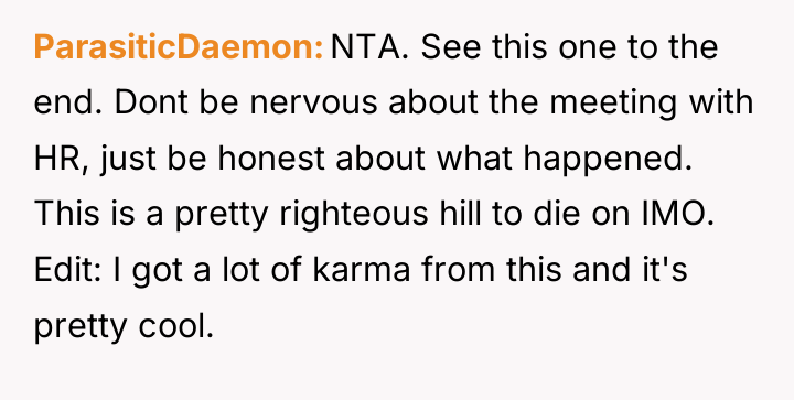 ParasiticDaemon NTA. See this one to the end. Dont be...