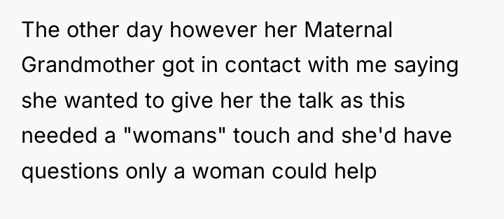 The other day however her Maternal Grandmother got in contact...