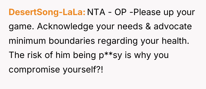 DesertSong-LaLa NTA - OP -Please up your game. Acknowledge your...