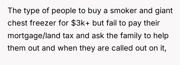 The type of people to buy a smoker and giant...