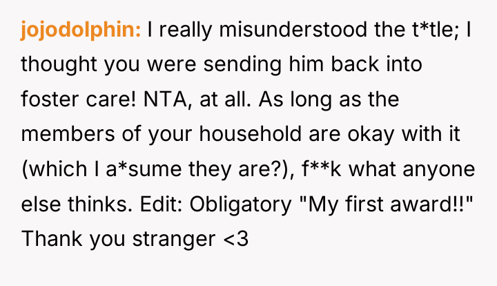 jojodolphin I really misunderstood the t*tle; I thought you were...