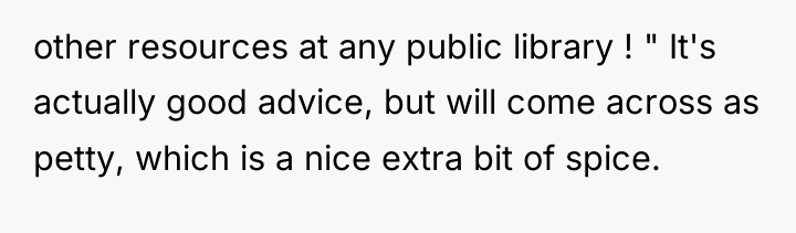 other resources at any public library ! " It's actually...