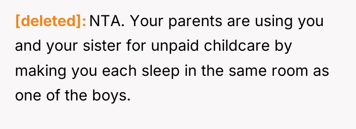 [deleted] NTA. Your parents are using you and your sister...
