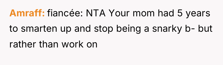 Amraff fiancée: NTA Your mom had 5 years to smarten...