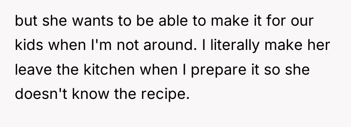 but she wants to be able to make it for...