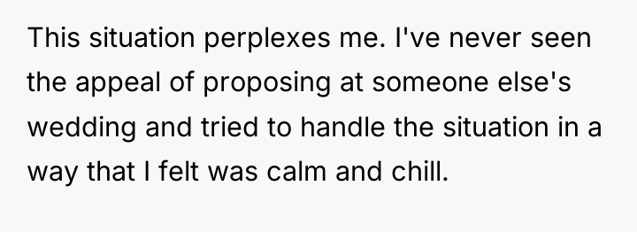 This situation perplexes me. I've never seen the appeal of...