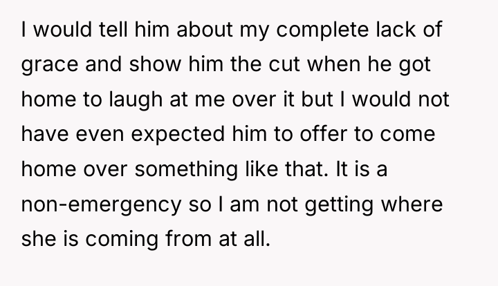 I would tell him about my complete lack of grace...