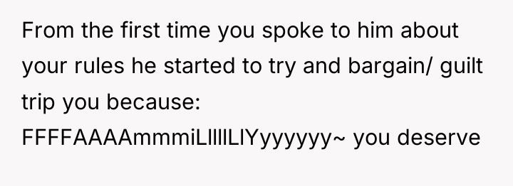 From the first time you spoke to him about your...