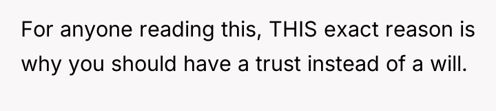 For anyone reading this, THIS exact reason is why you...