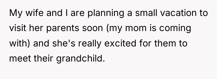My wife and I are planning a small vacation to...