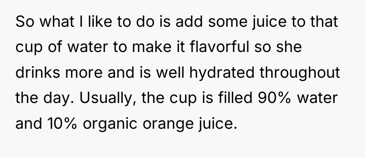 So what I like to do is add some juice...