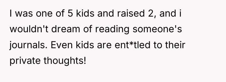 I was one of 5 kids and raised 2, and...