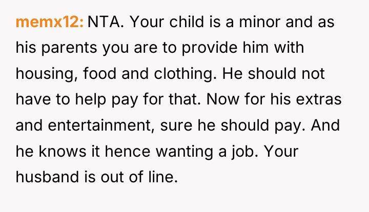 memx12 NTA. Your child is a minor and as his...