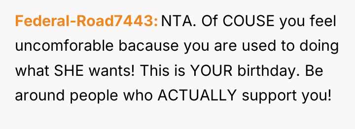 Federal-Road7443 NTA. Of COUSE you feel uncomforable bacause you are...