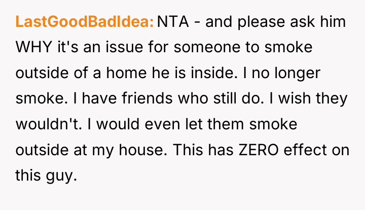 LastGoodBadIdea NTA - and please ask him WHY it's an...