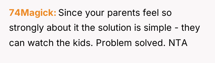 74Magick Since your parents feel so strongly about it the...