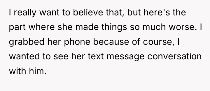 I really want to believe that, but here's the part...