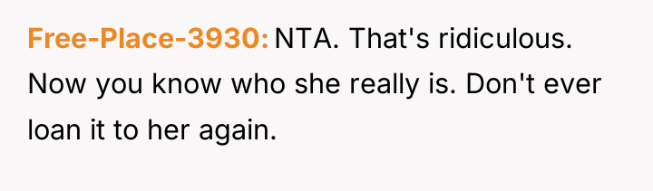 Free-Place-3930 NTA. That's ridiculous. Now you know who she really...