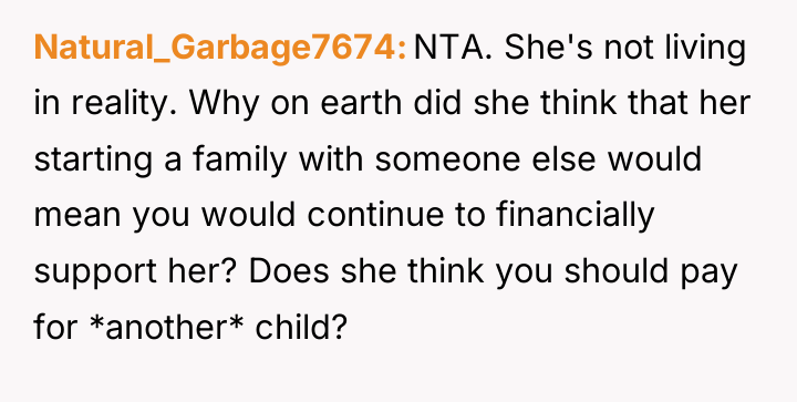 Natural_Garbage7674 NTA. She's not living in reality. Why on earth...