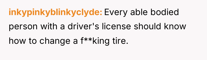 inkypinkyblinkyclyde Every able bodied person with a driver's license should...