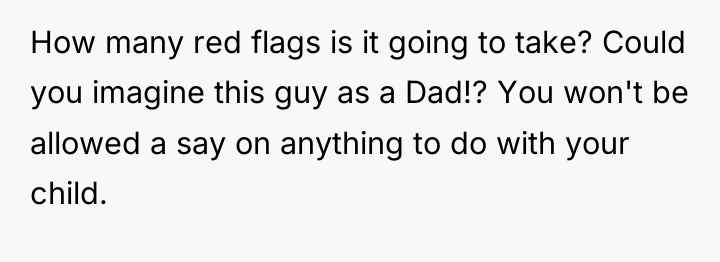 How many red flags is it going to take? Could...