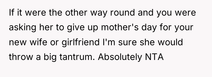 If it were the other way round and you were...