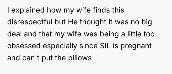I explained how my wife finds this disrespectful but He...