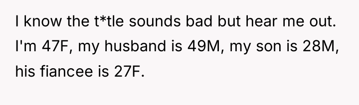 I know the t*tle sounds bad but hear me out....