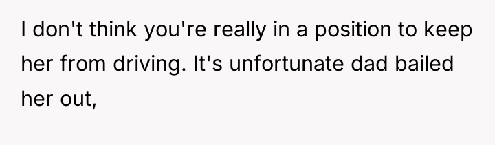 I don't think you're really in a position to keep...