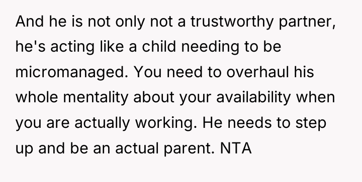And he is not only not a trustworthy partner, he's...