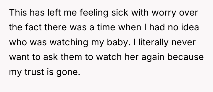 This has left me feeling sick with worry over the...