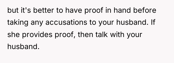 but it's better to have proof in hand before taking...