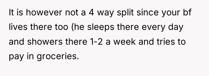 It is however not a 4 way split since your...