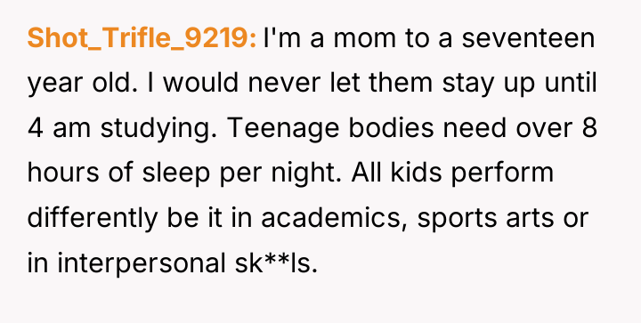 Shot_Trifle_9219 I'm a mom to a seventeen year old. I...