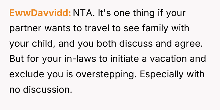 EwwDavvidd NTA. It's one thing if your partner wants to...