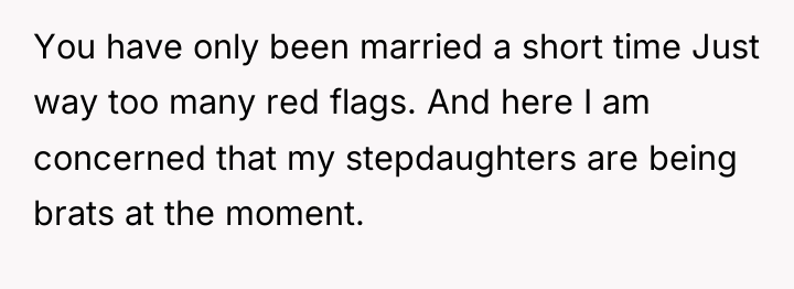 You have only been married a short time Just way...