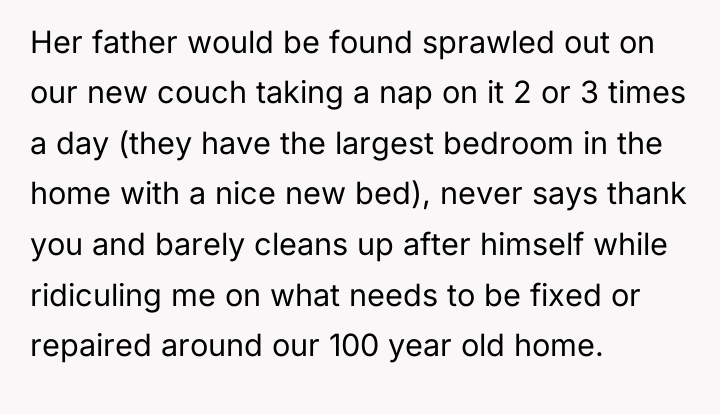 Her father would be found sprawled out on our new...